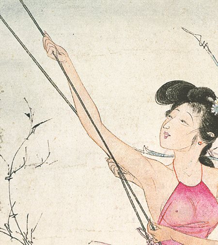 临海-胡也佛的仕女画和最知名的金瓶梅秘戏图